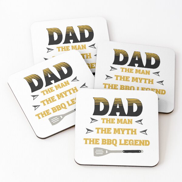 Item preview, Dad The Man The Myth The BBQ Legend designed and sold by retrorascal.