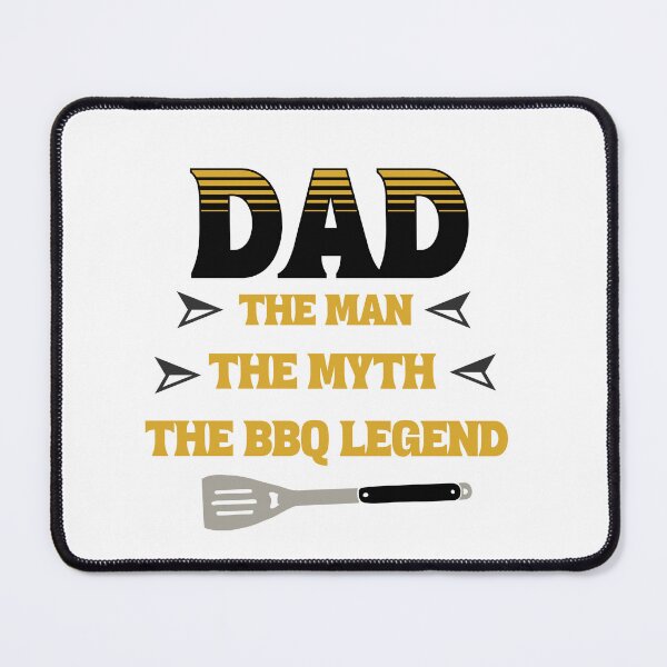 Item preview, Dad The Man The Myth The BBQ Legend designed and sold by retrorascal.