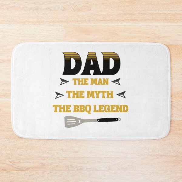 Item preview, Dad The Man The Myth The BBQ Legend designed and sold by retrorascal.
