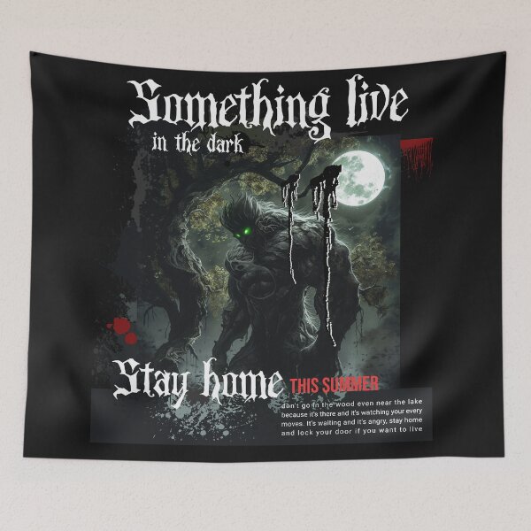 Item preview, Something live in the dark, stay home. designed and sold by jean giosi.