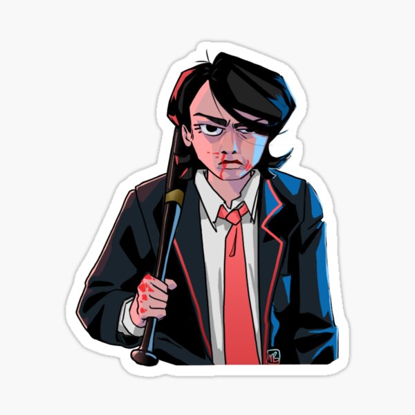 Vista previa del artículo con la obra «Gerard Way - Bate de béisbol», diseñado y vendido por Litany's Shop.