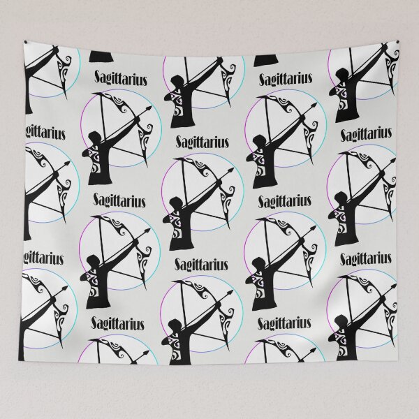 Item preview, SAGITTARIUS (Black) designed and sold by Nesian-Tahiti.