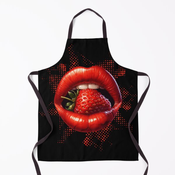 Item preview, Red Lips, Lips and Strawberry, Valentines Red Lips Strawberry Boys Girls designed and sold by DAMOTAmagazine.