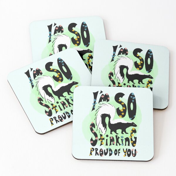 Item preview, Skunk Congratulations Card designed and sold by Amy Hadden.