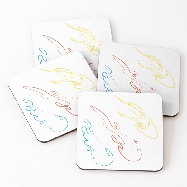Item preview, Elemental Splash: Vibrant Fire, Water, Lightning Energy Art designed and sold by Carsondood.
