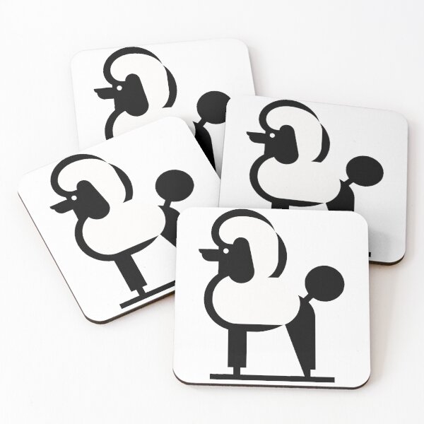 Item preview, Poodle in the 1960s Minimalist style designed and sold by hiddenlayers.