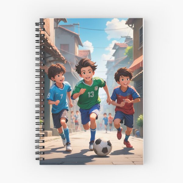 Item preview, Boys Playing Footbal designed and sold by wvinic63.