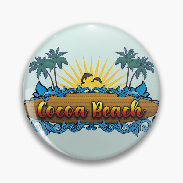 Item preview, Cocoa Beach Florida palm trees sun waves designed and sold by antonietta40.