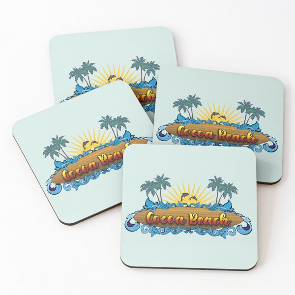 Item preview, Cocoa Beach Florida palm trees sun waves designed and sold by antonietta40.