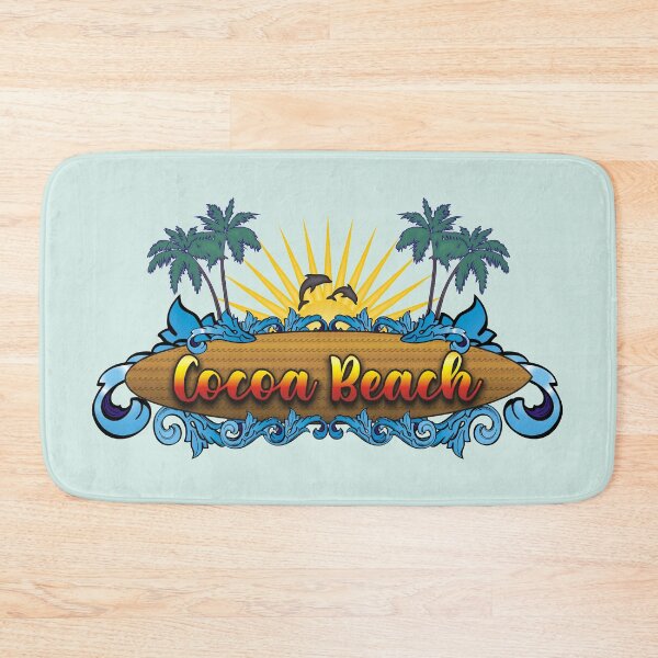 Item preview, Cocoa Beach Florida palm trees sun waves designed and sold by antonietta40.