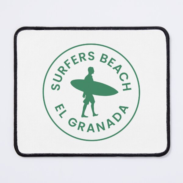Item preview, Surfers Beach El Granada Half Moon Bay California designed and sold by HalfMoonBayShop.