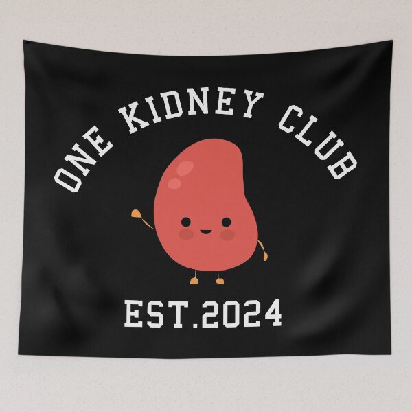 Item preview, Funny Kidney Transplant One Kidney Club designed and sold by Color-Sparkle.