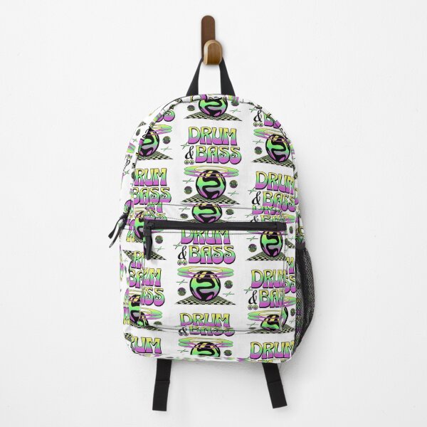 Item preview, DRUM AND BASS  - Y2K Halo (yellow/green/purple)  designed and sold by Discothreadz.