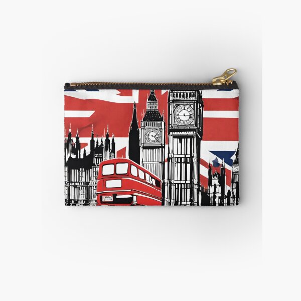 Item preview, Big Ben Red Bus with United Kingdom Flag designed and sold by omg-designs.