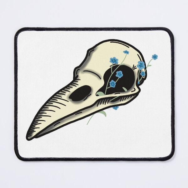 Item preview, Bird Skull Flowered designed and sold by HaelyMikelle.