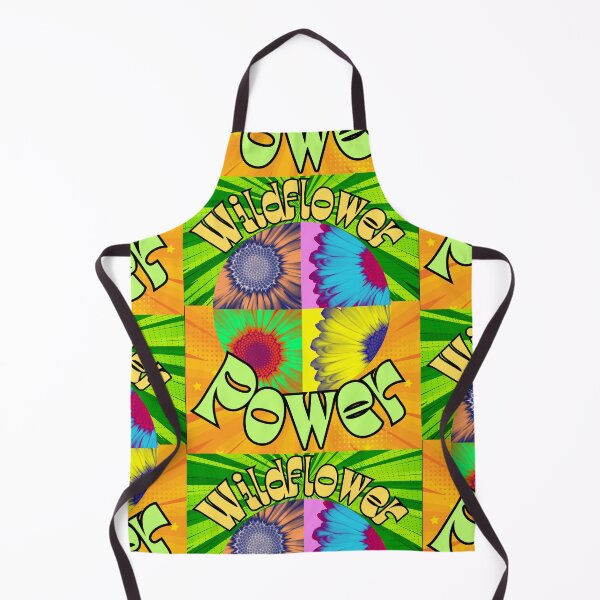 Item preview, Diseño de color neón del arte pop de los años 60 de Wildflower Power designed and sold by EarthArtDesigns.