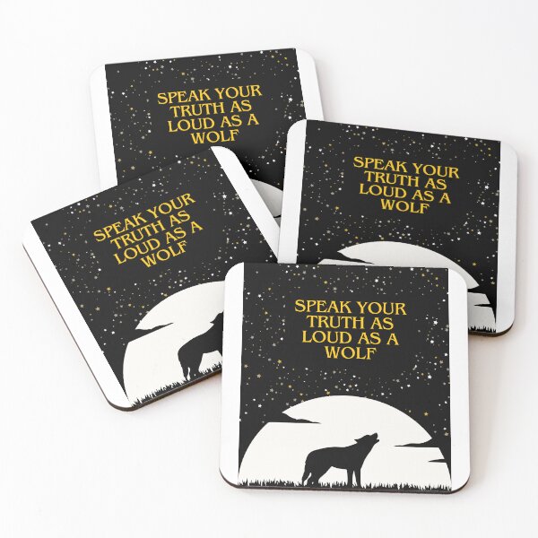 Item preview, Speak Your Truth As Loud As A Wolf designed and sold by MadeByJadex.