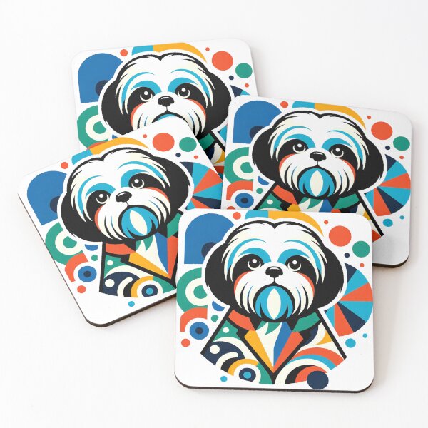 Item preview, Shih Tzu in the 1960s Mod style designed and sold by hiddenlayers.