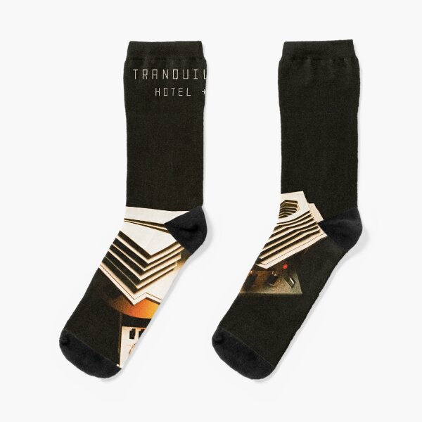 ALEX TURNER Socks Arctic Monkeys Inspired Collage Design White Socks -   Denmark