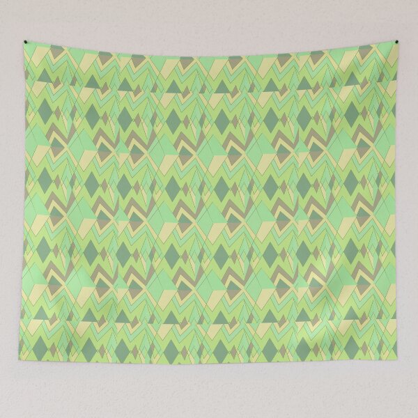 Item preview, Geometric Green Triangles designed and sold by Ldydesign.