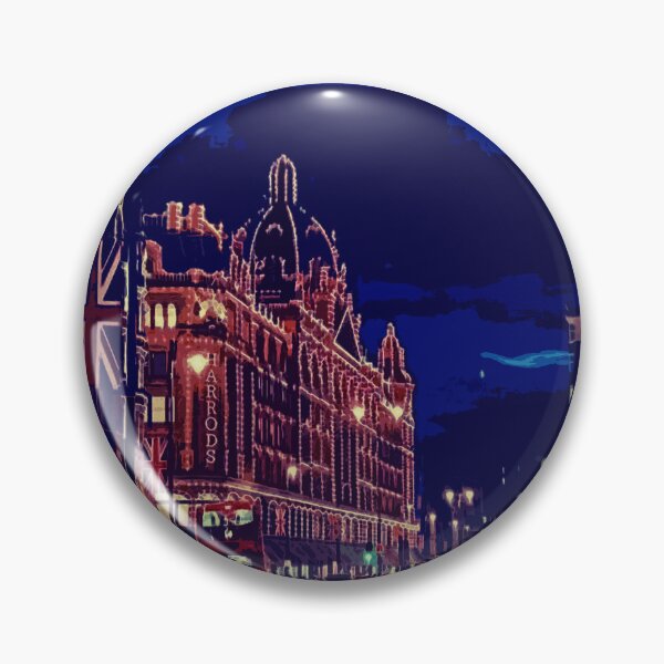 Item preview, Harrods Night: London Landscape Art Print designed and sold by GAP90.