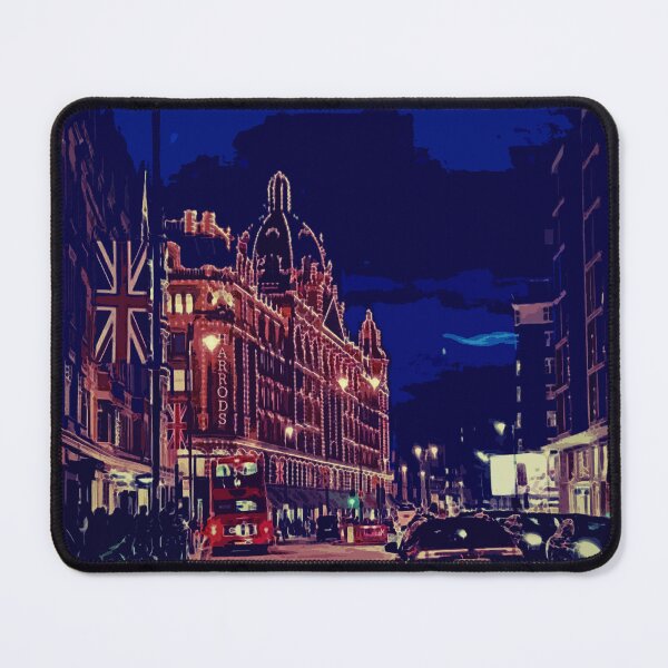 Item preview, Harrods Night: London Landscape Art Print designed and sold by GAP90.