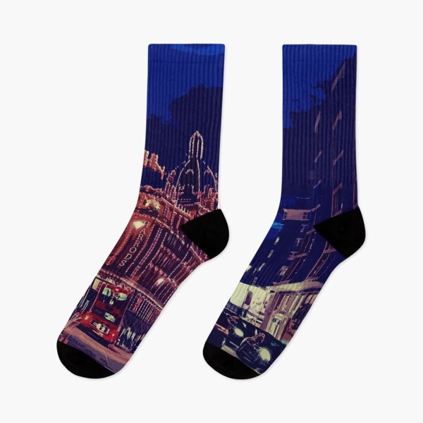Item preview, Harrods Night: London Landscape Art Print designed and sold by GAP90.