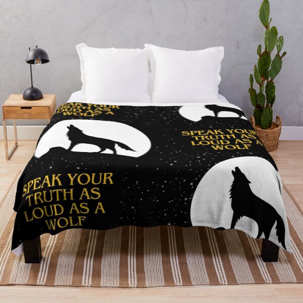 Item preview, Speak Your Truth As Loud As A Wolf designed and sold by MadeByJadex.