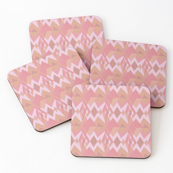 Item preview, Geometric PeachTriangles  designed and sold by Ldydesign.