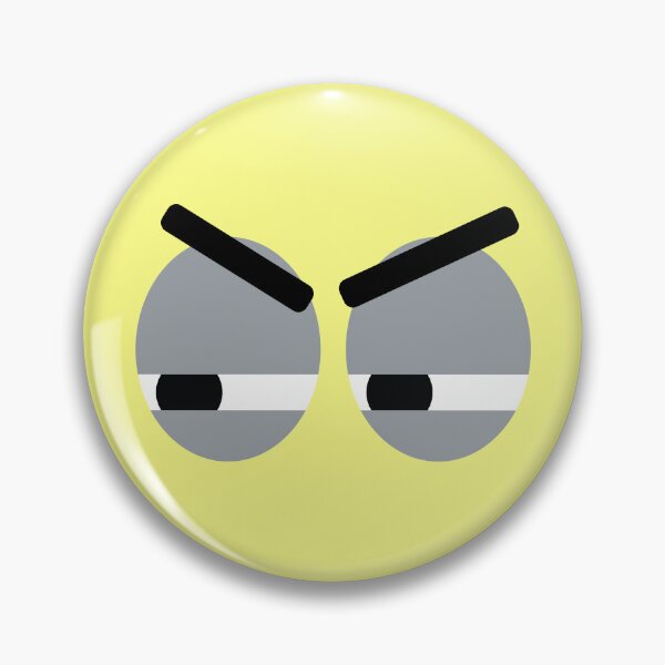 Item preview, Angry Suspicious Eyes Emoji (Angus) designed and sold by soltrance.