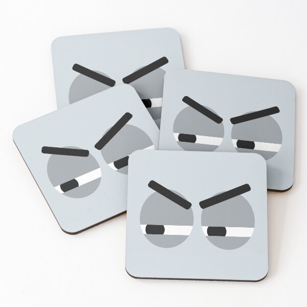Item preview, Angry Suspicious Eyes Emoji (Angus) designed and sold by soltrance.