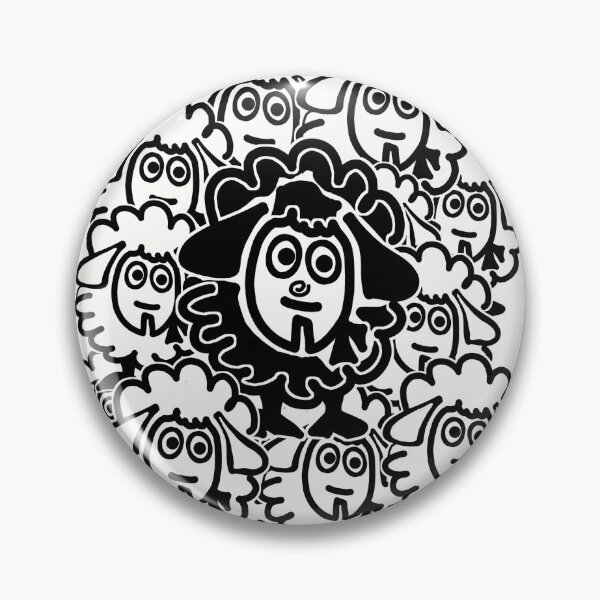 Item preview, Many sheep - flock of sheep designed and sold by vibeno1.