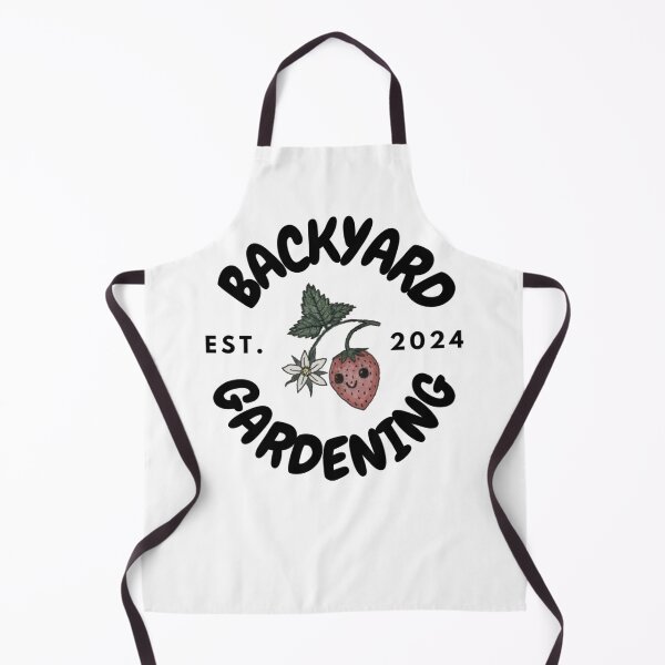 Item preview, Backyard Gardening Est. 2024 Black Typography designed and sold by ColordCreations.