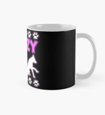 Taza clásica Señora loca del perro