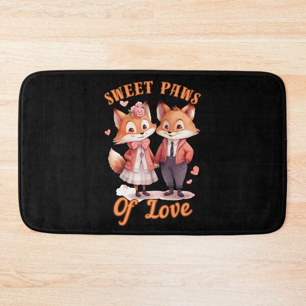 Item preview, Sweet Paws of Love. fox portrait designed and sold by FoxVibes.