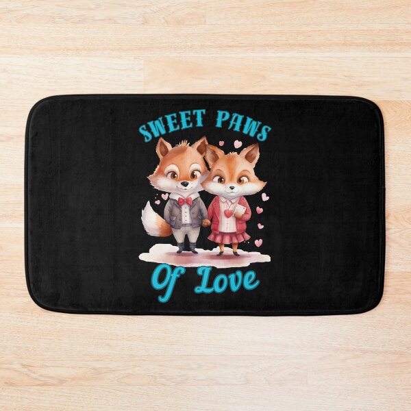 Item preview, Sweet Paws of Love. vintage fox designed and sold by FoxVibes.