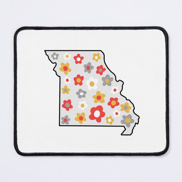 Item preview, Kansas City Missouri Boho Floral Outline Red Yellow designed and sold by RBCreationsinMI.