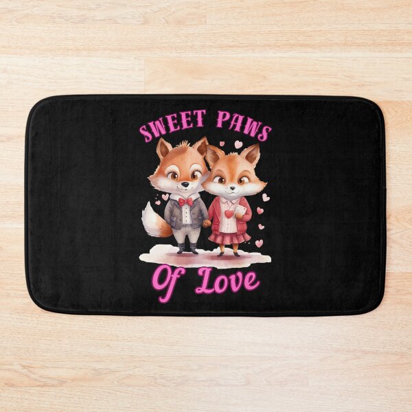 Item preview, Sweet Paws of Love. fox foxes designed and sold by FoxVibes.