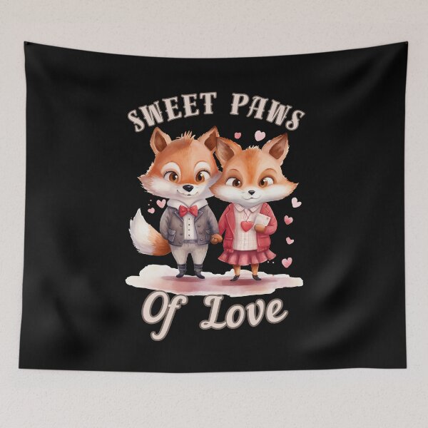 Item preview, Sweet Paws of Love. fox boho designed and sold by FoxVibes.