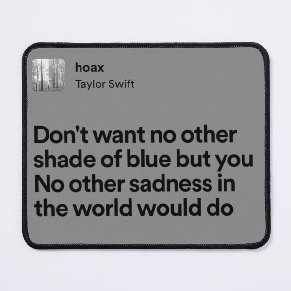 Item preview, taylor swift hoax lyrics designed and sold by surehan.