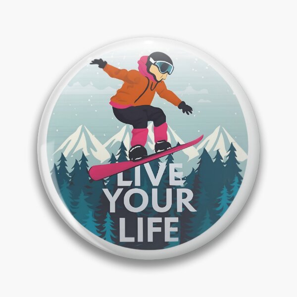Item preview, Snowboarder Live Your Life designed and sold by PlanetMarker.