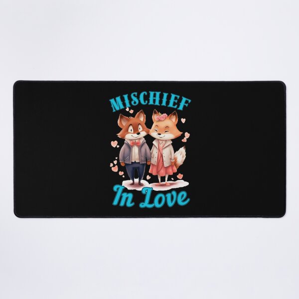 Item preview, Mischief in Love. vintage fox designed and sold by FoxVibes.