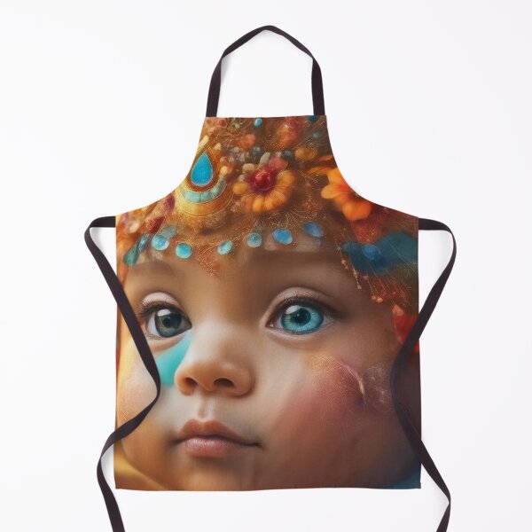 Item preview, Mystical Child with Floral Crown designed and sold by TchelArt.
