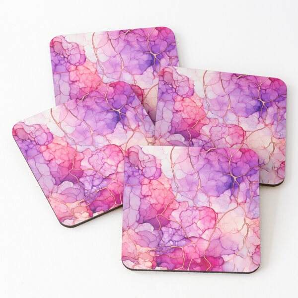 Item preview, Pink and Purple Alcohol Ink Pattern designed and sold by PaperieJennifer.