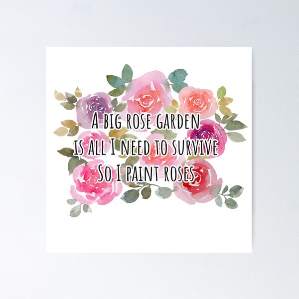 Item preview, Haiku - Paint Roses designed and sold by andrebalest.art.