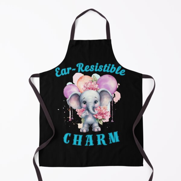 Item preview, Ear-Resistible Charm. funny elephant designed and sold by ElephantVibes.