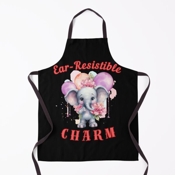Item preview, Ear-Resistible Charm. colorful elephant designed and sold by ElephantVibes.