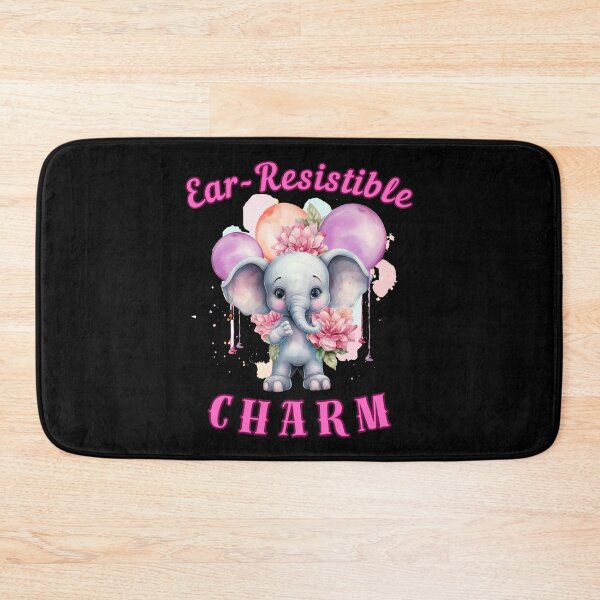 Item preview, Ear-Resistible Charm. elephant head designed and sold by ElephantVibes.