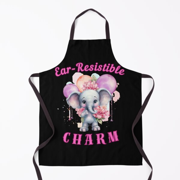 Item preview, Ear-Resistible Charm. elephant head designed and sold by ElephantVibes.