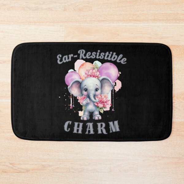 Item preview, Ear-Resistible Charm. elephant portrait designed and sold by ElephantVibes.